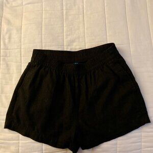 Excellent Condition, SZ M, Old Navy, Linen Blend Shorts, Black